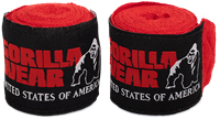 boxing hand wrap red
