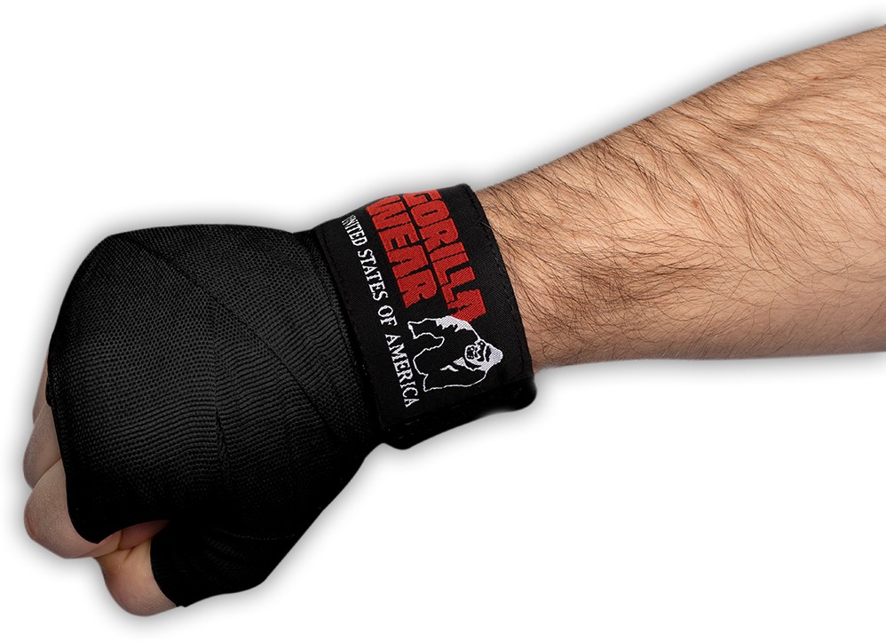 vlinder Aankondiging onderdak Boxing Bandage - Zwart Gorilla Wear