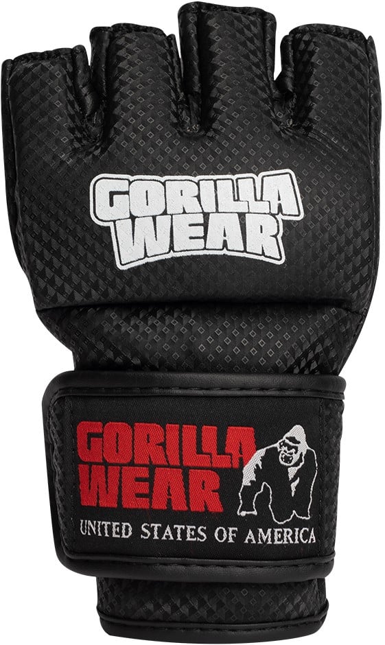 Berea MMA Gloves (Without Thumb) - Black/White - L/XL Gorilla Wear