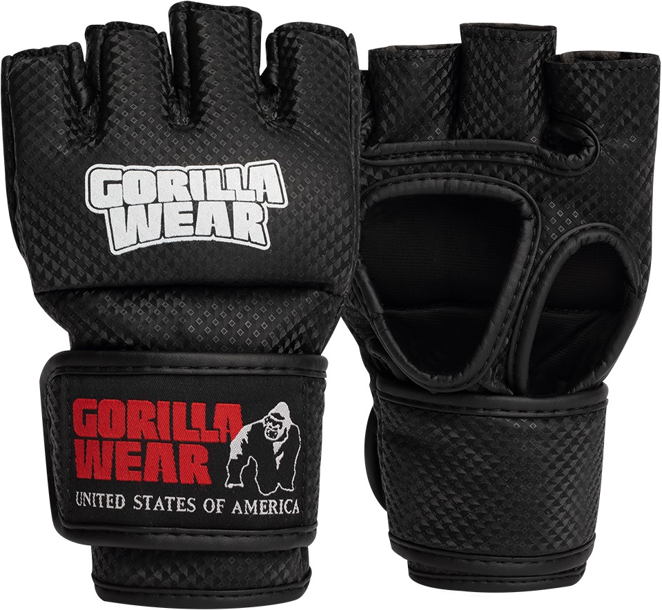 Berea Guanti MMA senza Pollice - Nero/Bianco - L/XL Gorilla Wear, image size:959x885