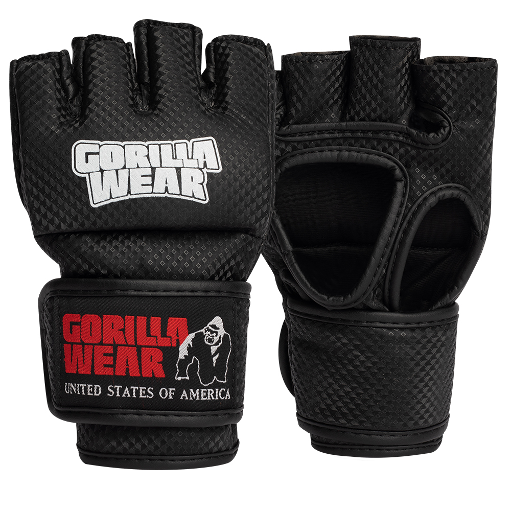 Berea MMA Gloves (Without Thumb) - Black/White - M/L 4215