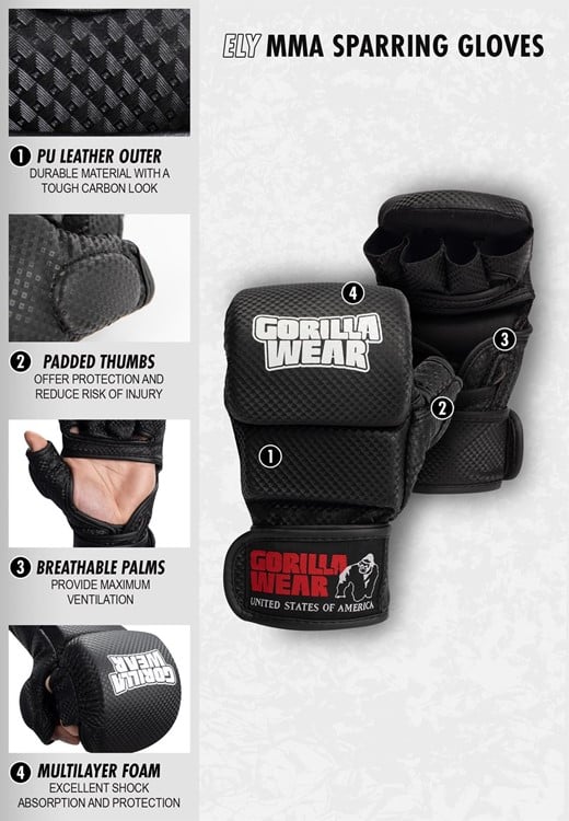 Ely MMA Glove info
