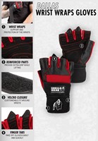 Dallas Wrist Wraps Gloves info