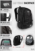 Las Vegas Backpack Black info