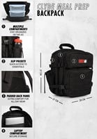 Clyde Meal Prep BackPack Black